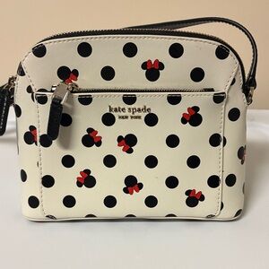 Kate Spade Minnie Mouse Crossbody Bag - Black, White, and Red
